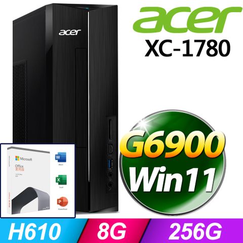 ACER 宏碁 XC-1780系列 - 賽揚處理器 - 8G記憶體 / 256G SSD / Win11家用版電腦