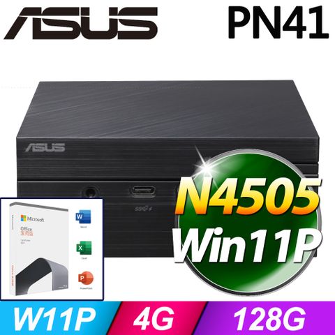 ASUS 華碩 PN41系列 - 賽揚處理器 - 4G記憶體 / 128G SSD / Win11專業版迷你電腦