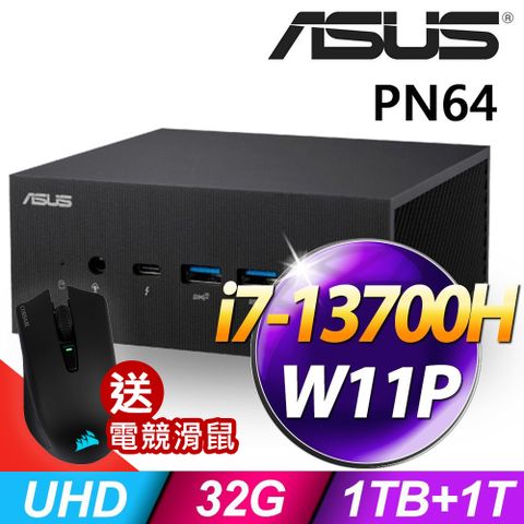 ASUS 華碩 PN64-E1-S7029AV (i7-13700H/32G/1TB+1TB SSD/W11P)