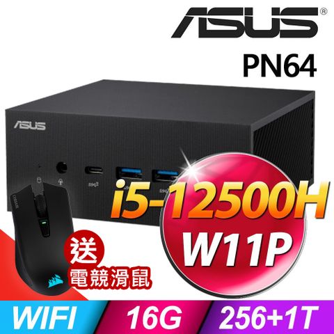 ASUS 華碩 PN64-S5166AV (i5-12500H/16G/1TB+256SSD/W11P)