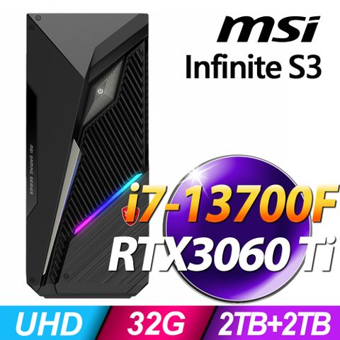 十六核心 繪圖電腦MSI Infinite S3 13SI-641TW (i7-13700F/32G/2TSSD+2TB/RTX3060TI_8G/W11P)