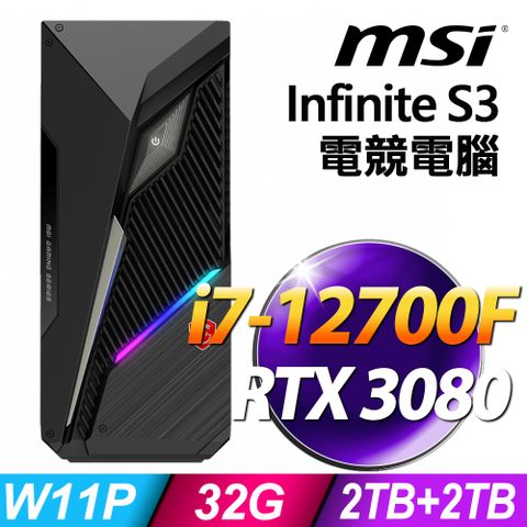 十六核心 繪圖電腦MSI Infinite S3 13SI-641TW (i7-13700F/32G/2TSSD+2TB/RTX3080_10G/W11P)