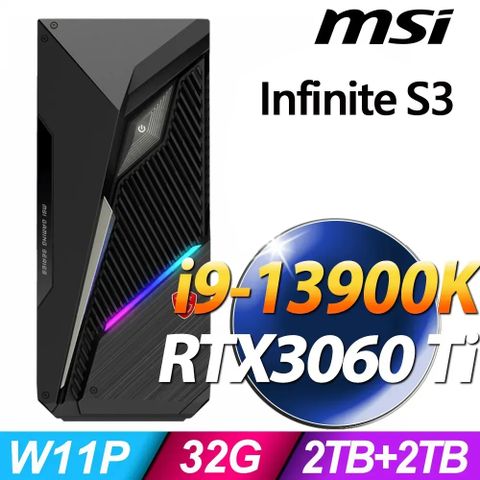 二十四核心 繪圖電腦MSI Infinite S3 13SI-641TW (i9-13900K/32G/2TSSD+2TB/RTX3060TI_8G/W11P)