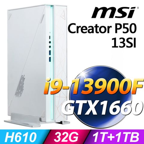 薄型繪圖電腦MSI Creator P50 13SI-245TW (i9-13900F/32G/1TSSD+1TB/GTX1660_6G/W11P)