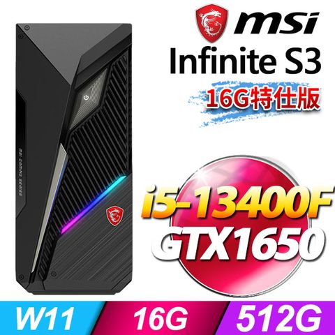 MSI 微星 Infinite S3 13-646TW(i5-13400F/16G/512G SSD/GTX1650-4G/W11)