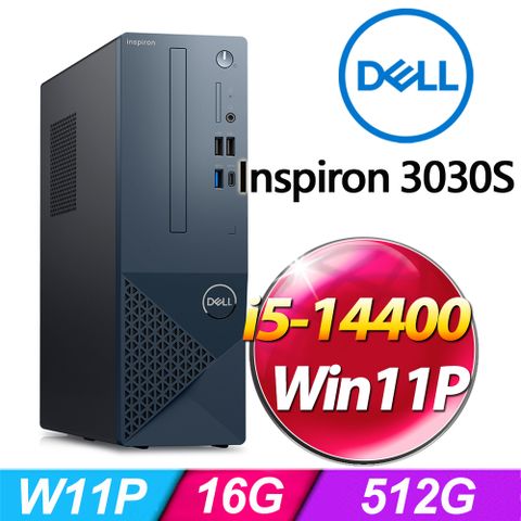 ◤升級至16G記憶體◢DELL Inspiron 3030S-P1508BTW-SP1(i5-14400/16G/512G SSD/W11P)特仕機