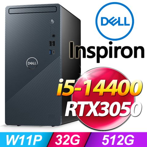 DELL 戴爾 Inspiron 3030T-P4508BTW-SP6(i5-14400/32G/512G SSD/RTX3050 8G/W11P)特仕版