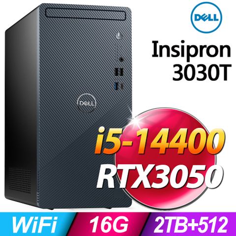 DELL 戴爾 Inspiron 3030T系列-i5處理器/16G記憶體/2TB+512G SSD/RTX3050電競顯卡/ Win11 專業版電腦
