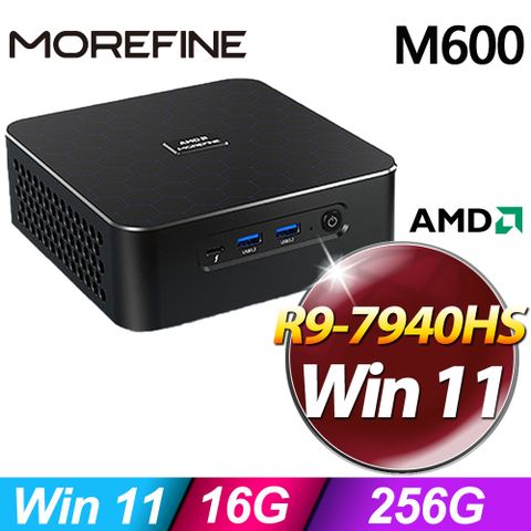 MOREFINE M600 迷你電腦(R9-7940HS/16G/256G SSD/W11)