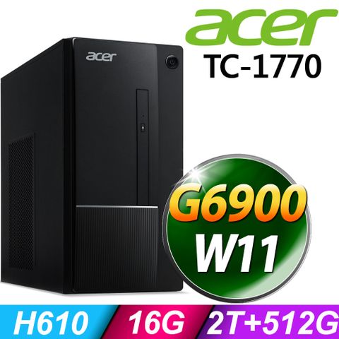 Acer Aspire TC-1770 (G6900/16G/2TB+512G SSD/W11)