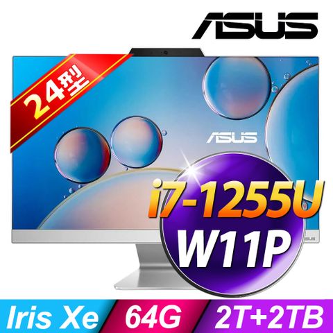 ASUS 華碩 A3402系列 - 24型螢幕 - i7處理器 - 64G記憶體 /2T+2TB SSD / Win11專業版液晶電腦