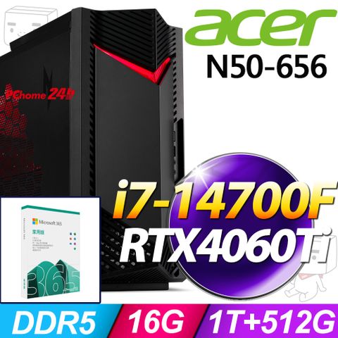 (M365 家庭版)  + Acer N50-656(i7-14700F/16G/1T+512G SSD/RTX4060Ti/W11)