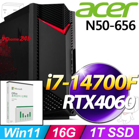 (O2024企業版) + Acer N50-656(i7-14700F/16G/1TB SSD/RTX4060/W11)