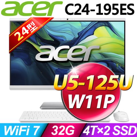 Acer Aspire C24-195ES (Ultra5 125U/32G/8TB SSD/W11P)