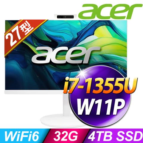 Acer Aspire C27-1E13U7UNH (i7-1355U/32G/4TB SSD/W11P)