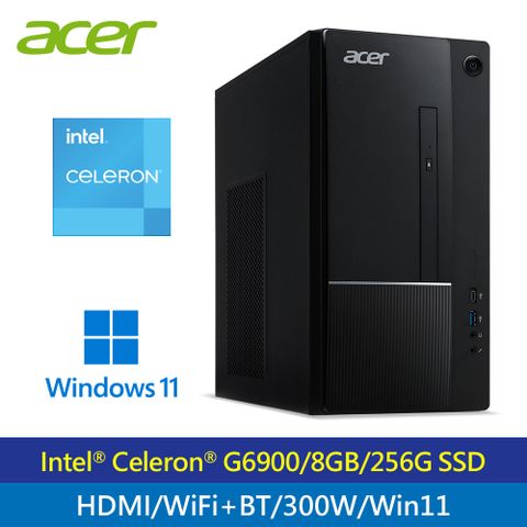 ACER 宏碁 【Acer 宏碁】Aspire TC-1770 G6900/8G/256G 桌上型電腦
