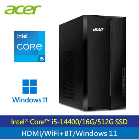 Acer 宏碁 Aspire TC-1780 i5-14400/16G/512G 桌機