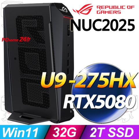 ASUS ROG 華碩 NUC 2025系列-Ultra 9處理器-32G記憶體/2TB SSD/RTX5080顯卡/Win11家用版電腦(RNUC15JNK9X28AA9)