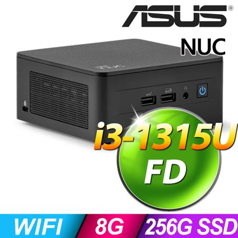 ASUS NUC (i3-1315U/8G/256G SSD/FD)