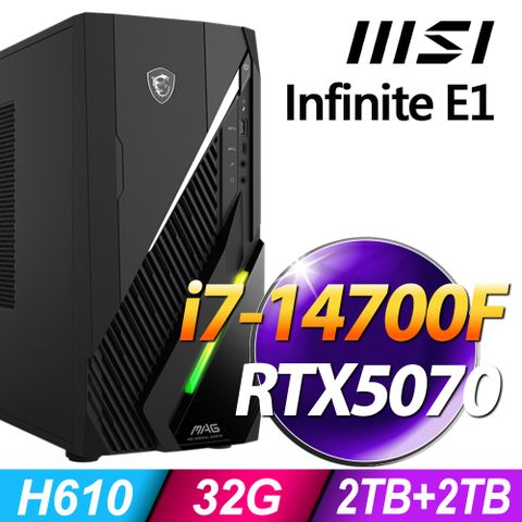 MSI MAG Infinite E1 (i7-14700F/32G/2TB+2TB SSD/RTX5070-12G/W11P)