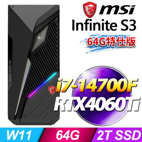 MSI Infinite S3 14NUD7-2818TW(i7-14700F/64G/2T SSD/RTX4060Ti-8G/W11)