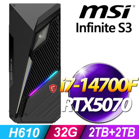 MSI MAG Infinite S3 (i7-14700F/32G/2TB+2TB SSD/RTX5070-12G/W11P)