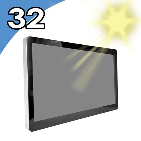 Nextech 32吋 室外型 觸控電腦(i7-7600U/8G/128G)