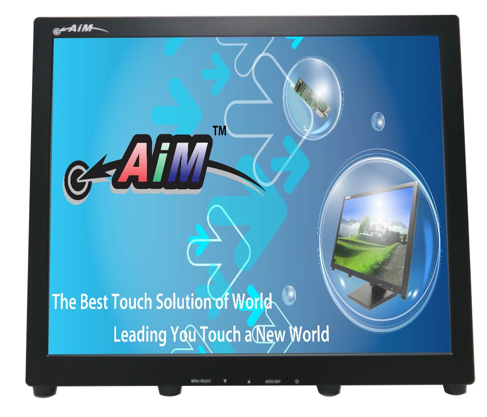 AiM TOUCH 瞄準科技 17吋多點投射式電容觸控螢幕(multi-touch) [輕巧型相框支架]