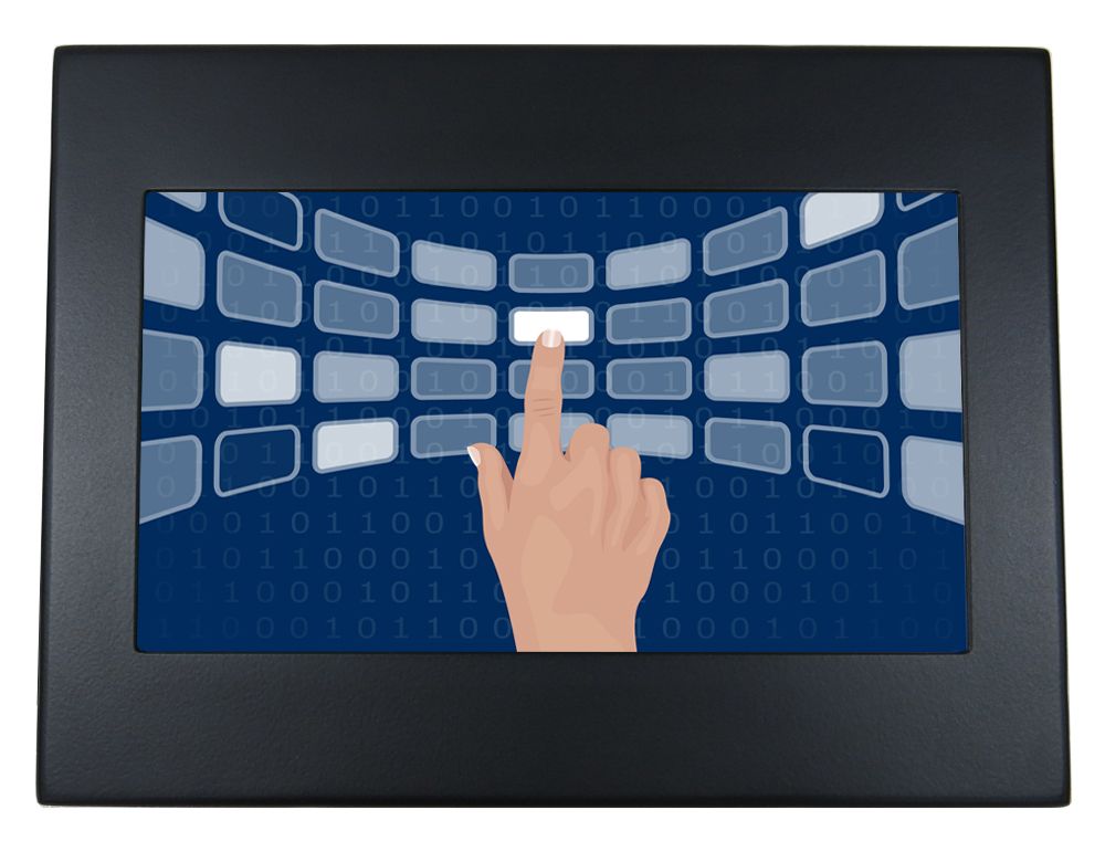AiM TOUCH   Panel Mount 工業控制 7吋觸控式螢幕WXGA(隨貨贈固定片)