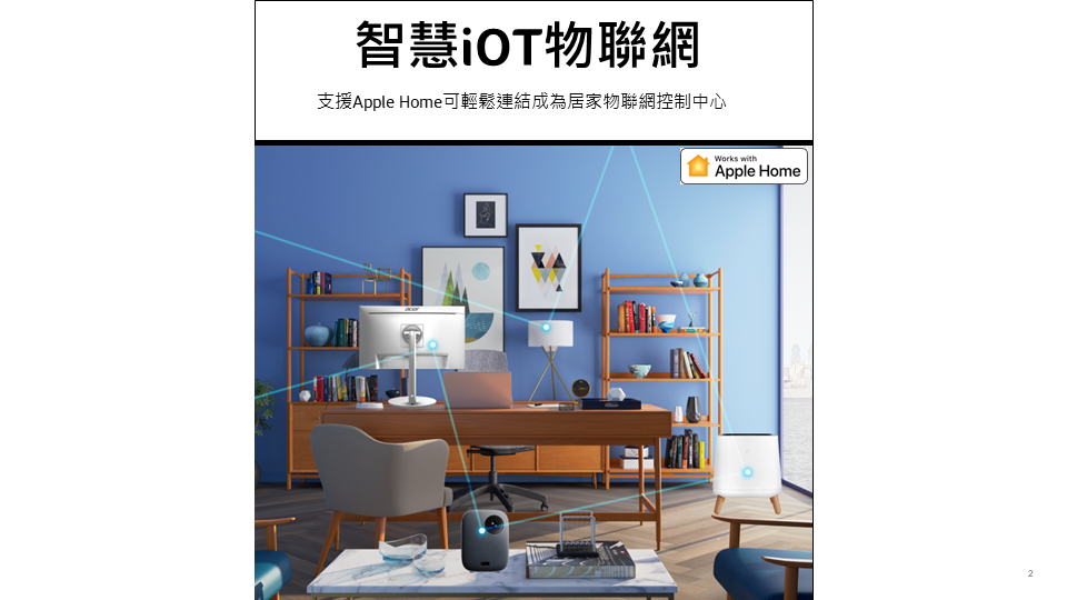 智慧OT物聯網支援Apple Home可輕鬆連結成為居家物聯網控制中心Works withApple Home2