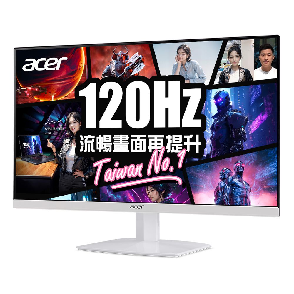 ACER 宏碁  HA270 G0 電腦螢幕(27型/FHD/120Hz/1ms/IPS)