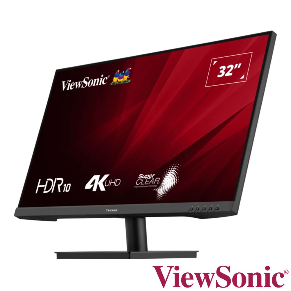 ViewSonic 優派  VA3208-4K-MHD 窄邊美型螢幕(32型/4K/HDMI/喇叭/VA)