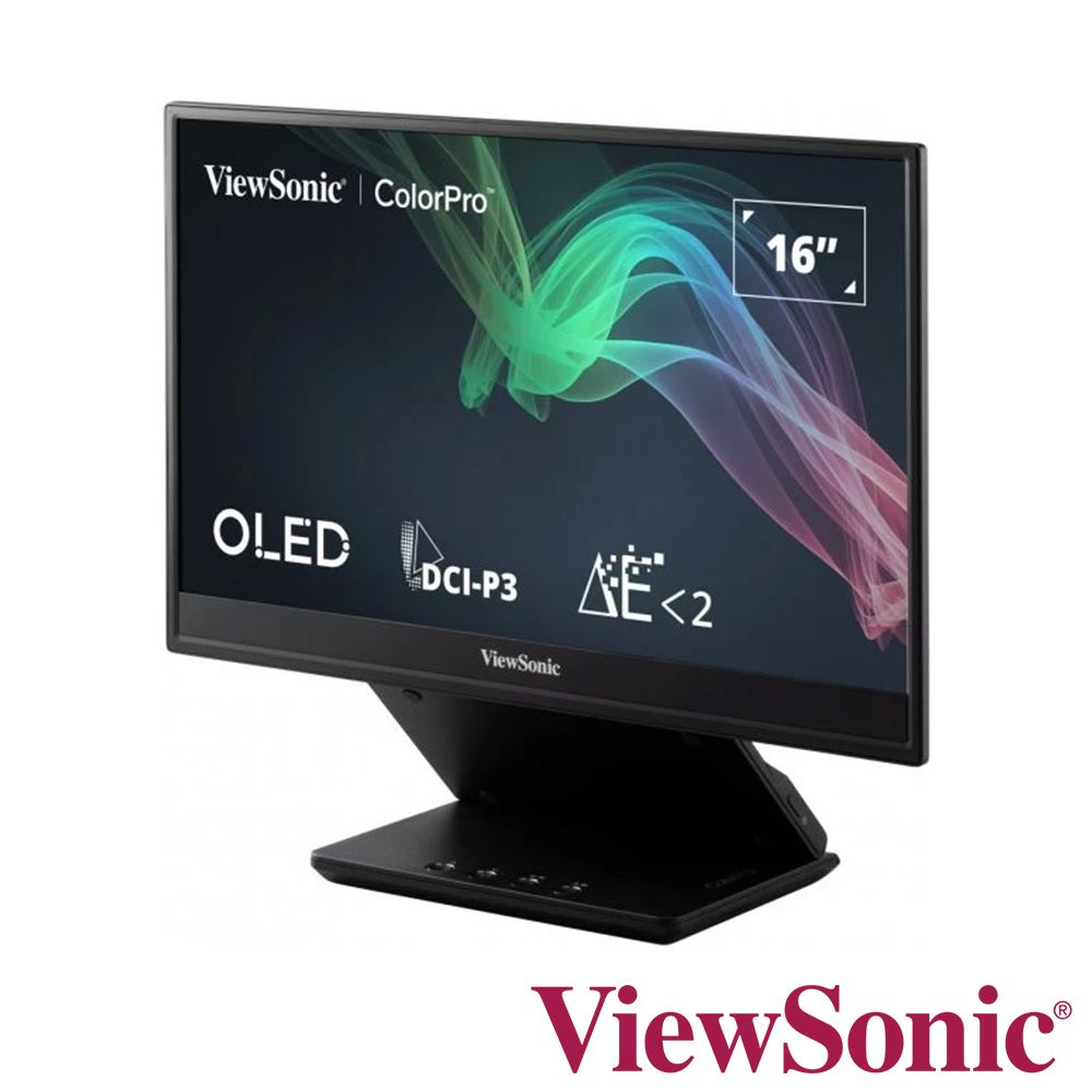ViewSonic 優派  VP16-OLED 可攜式螢幕(16型/FHD/Type C/喇叭/OLED)