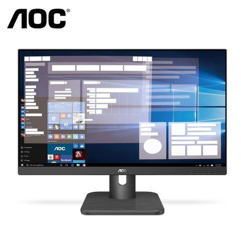 AOC 24型 24E2QA (寬)螢幕顯示器