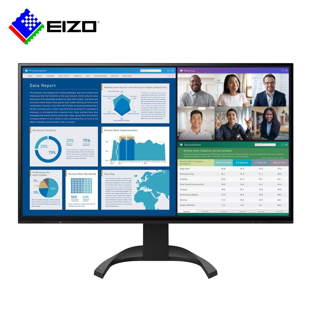 EIZO  FlexScan EV3240X 黑色