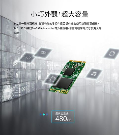 SSD Transcend M.2 2242 SATA III 120GB MTS420S 3D-NAND TS120GMTS420S