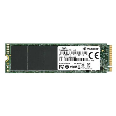 【Transcend 創見】128GB MTE110S M.2 2280 PCIe Gen3x4 SSD固態硬碟