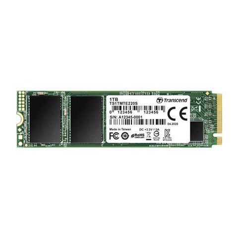 【Transcend 創見】1TB MTE220S M.2 2280 PCIe Gen3x4 SSD固態硬碟