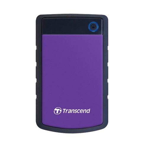 【Transcend 創見】2TB StoreJet 25H3 軍規防震2.5吋USB3.1行動硬碟-迷幻紫