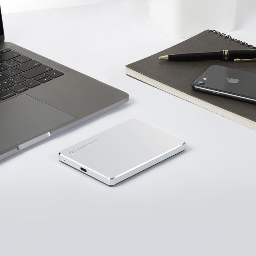 Transcend 創見 1TB StoreJet 25C3S 極致輕薄2.5吋Type C行動硬碟 (TS1TSJ25C3S)
