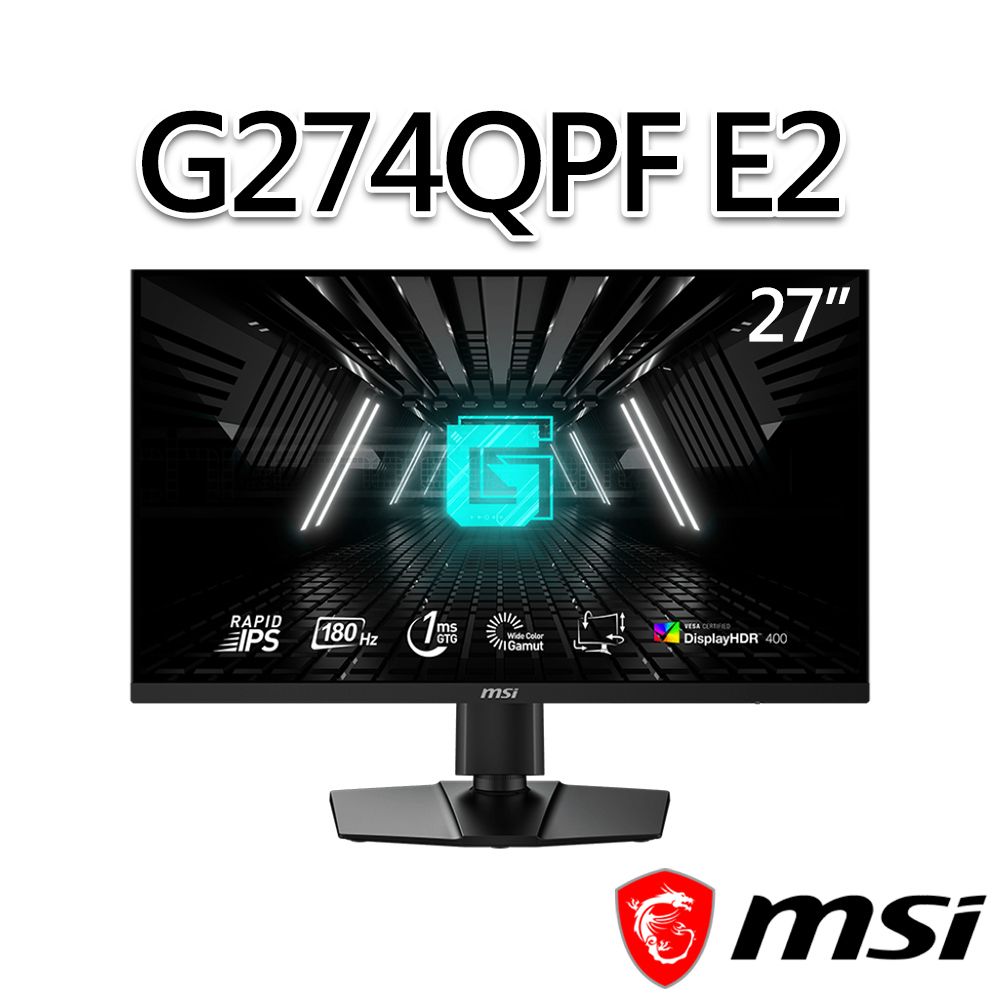 MSI 微星  G274QPF E2 27吋 電競螢幕