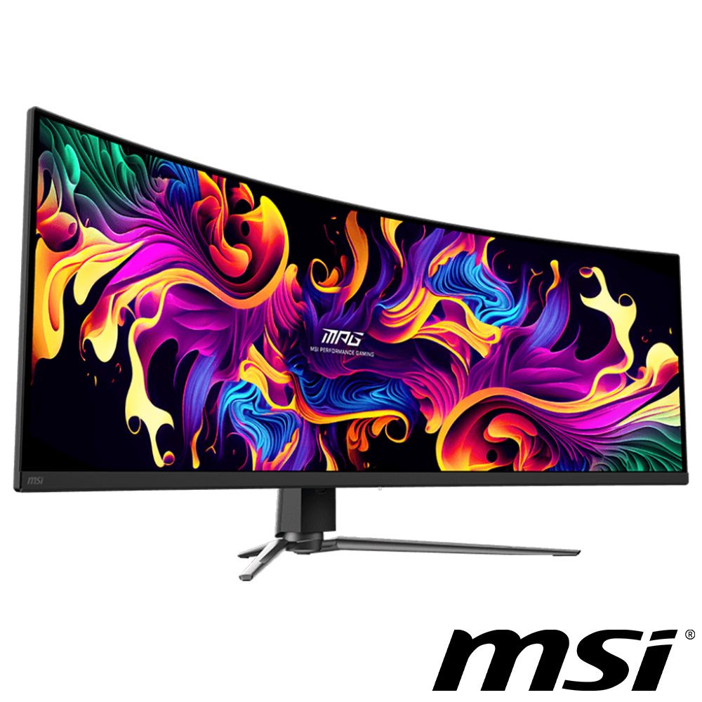 MSI 微星  MPG 491CQP QD-OLED 曲面電競螢幕(49型/DQHD/144Hz/0.03ms/QD-OLED/Type-C)