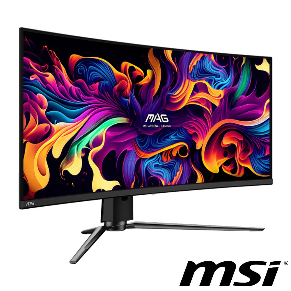 MSI 微星  MAG 341CQP QD-OLED 曲面電競螢幕(34型/2K/175Hz/0.03ms/QD-OLED/Type-C)