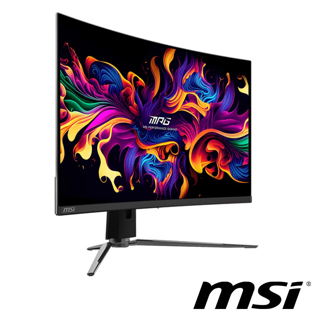 MSI 微星  MPG 321CURX QD-OLED HDR曲面電競螢幕 (32型/4K/240Hz/0.03ms/QD-OLED/Type-C)