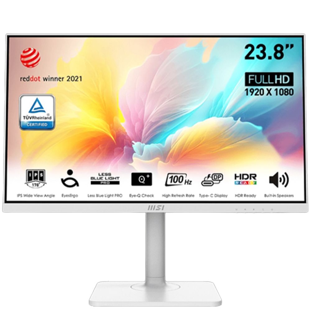 MSI 微星 Modern MD2412PW 24吋FHD美型螢幕(IPS/100Hz / HDR / 護眼減藍光)