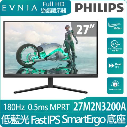 PHILIPS 飛利浦 27M2N3200A HDR電競螢幕