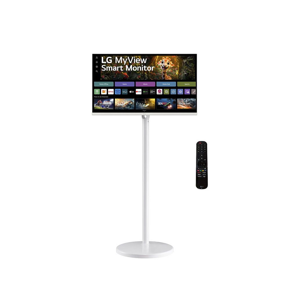 LG 樂金 HoMIE機Pro2 智慧聯網螢幕+移動支架組合(32型/4K/VA/可移式螢幕/附智慧滑鼠遙控器/webOS/免主機操作)