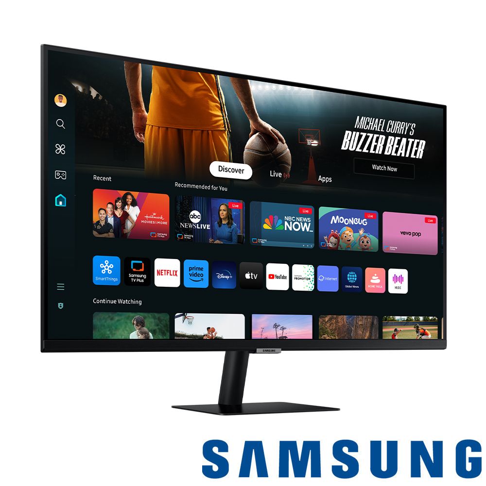 Samsung 三星 S32FM702UC FollowMe移動式 AI智慧聯網螢幕(32型/4K/60Hz/4ms/HDMI/喇叭/VA/Type-C)