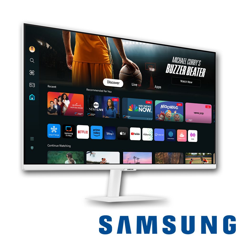 Samsung 三星 S32FM703UC FollowMe移動式 AI智慧聯網螢幕(32型/4K/60Hz/4ms/HDMI/喇叭/VA/Type-C)