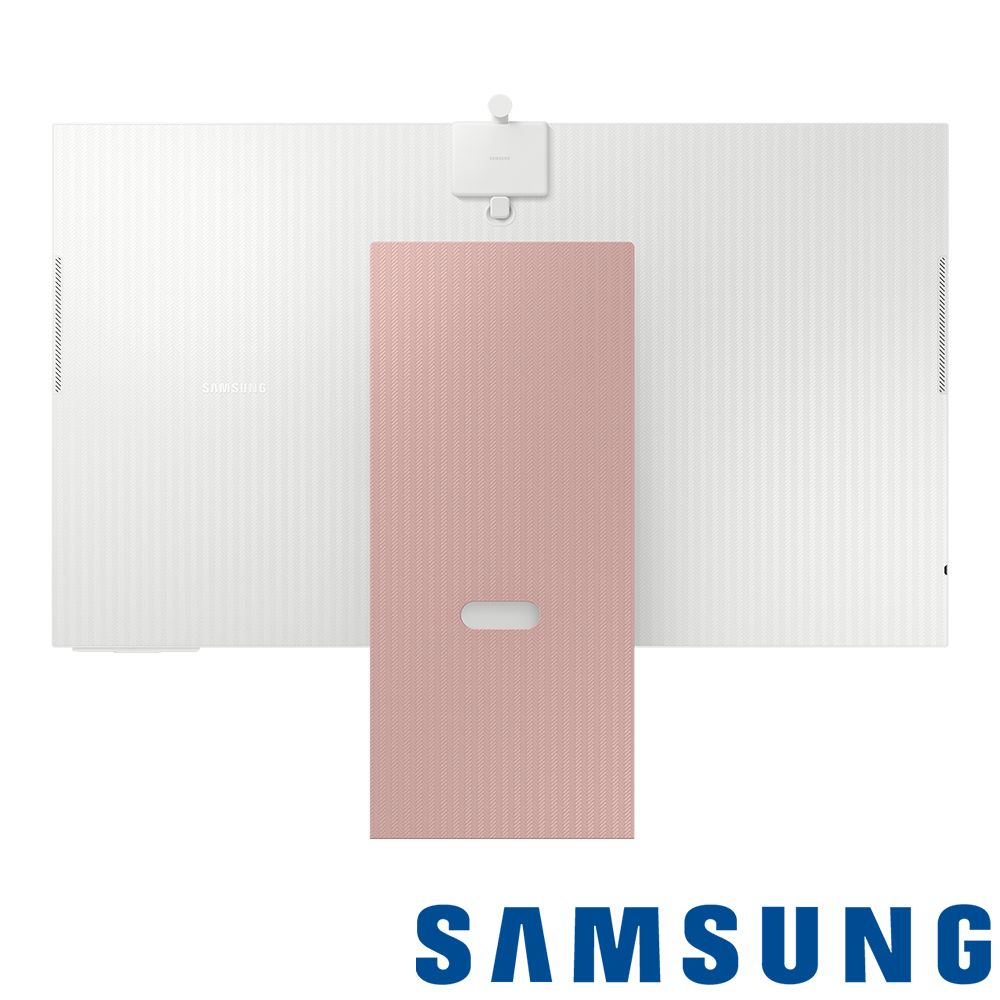 Samsung 三星 【全新箱損福利品】 S32CM80PUC M8 HDR智慧聯網螢幕_薔薇粉(32型/4K/HDMI/喇叭/VA/Type-C)